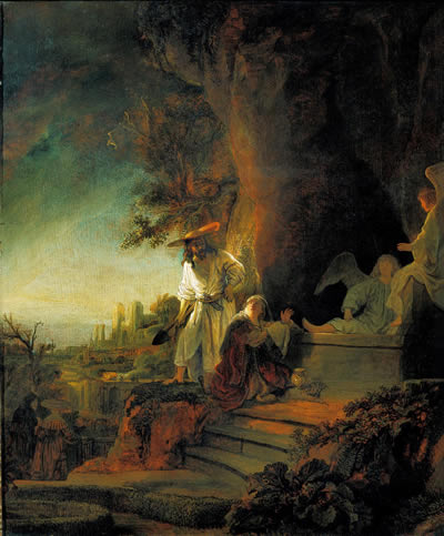 Christ as a gardener appearing to Mary Magdalene