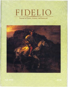 Cover of Fidelio Volume 2, Number 3, Fall 1993