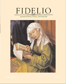 Cover of Fidelio Volume 3, Number 3, Fall 1994