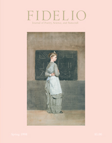 Cover of Fidelio Volume 7, Number 1, Spring 1998