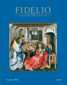 Cover of Fidelio Volume 7, Number 2, Summer 1998