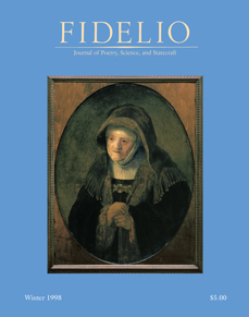 Cover of Fidelio Volume 7, Number 4, Winter 1998