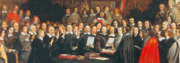 painting of the signing of the Treaty of Westphalia